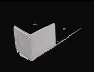 Accessoire rail 3 fils en surface – entrée de conduit, blanc et noir