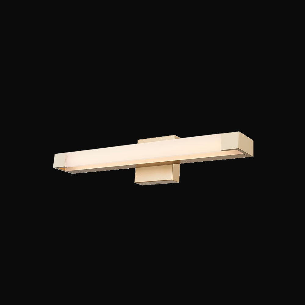 Applique de salle de bain 1375M, 22,44 po, 20 W, 5CCT, puce DEL Osram, emplacement humide, or