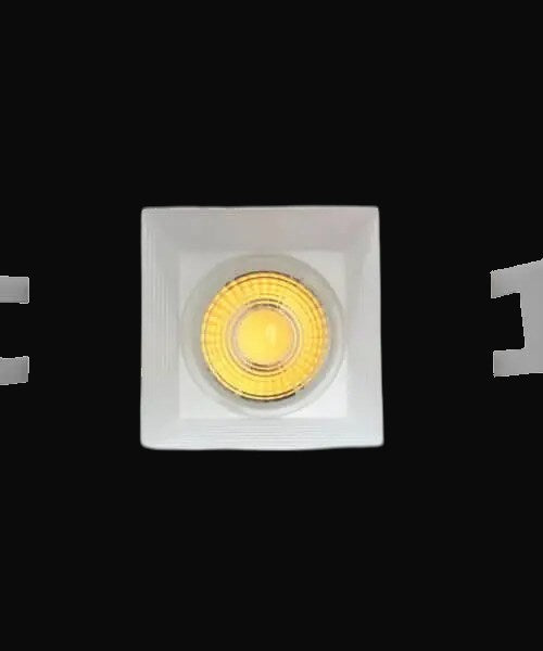 Panneau encastré mince 2 po 3CCT carré ajustable – vue 2