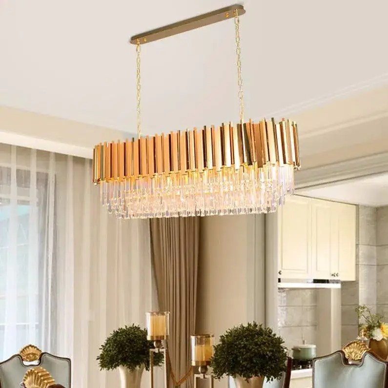 Lustre Gio en cristal, suspension par chaîne