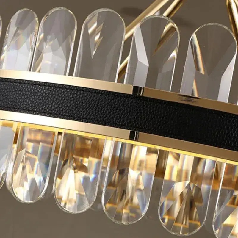 Lustre anneau Villa en cristal – vue 3