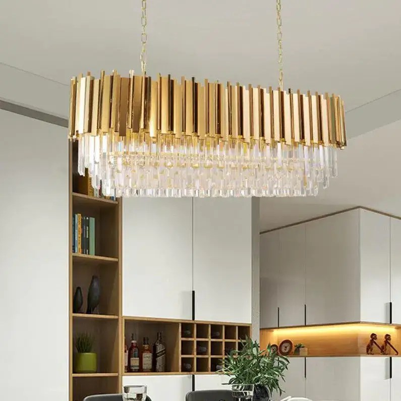 Lustre Gio en cristal, suspension par chaîne – vue 2