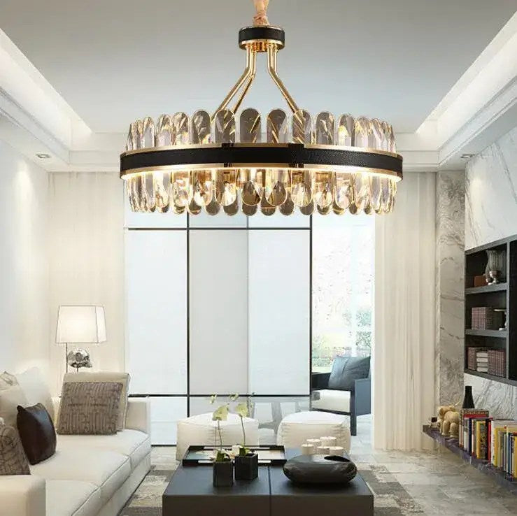 Lustre anneau Villa en cristal – vue 2