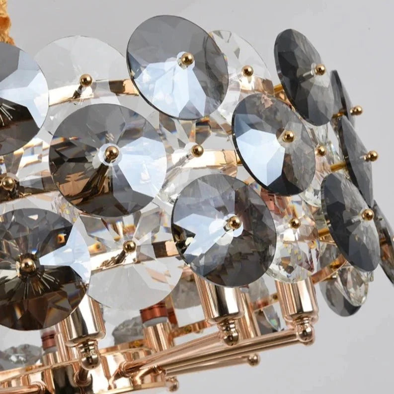 Lustre de salle à manger Monte en cristal – vue 3