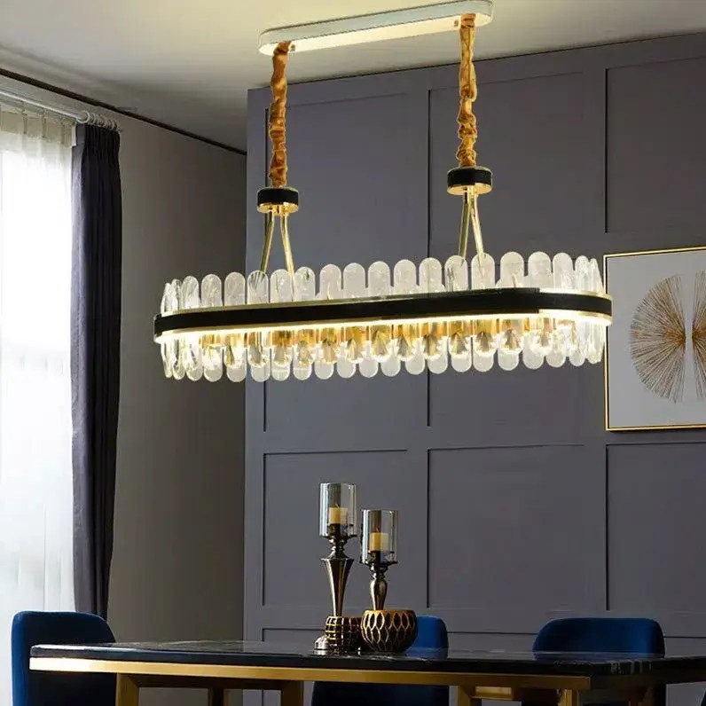 Lustre de salle à manger Villa en cristal – vue 2