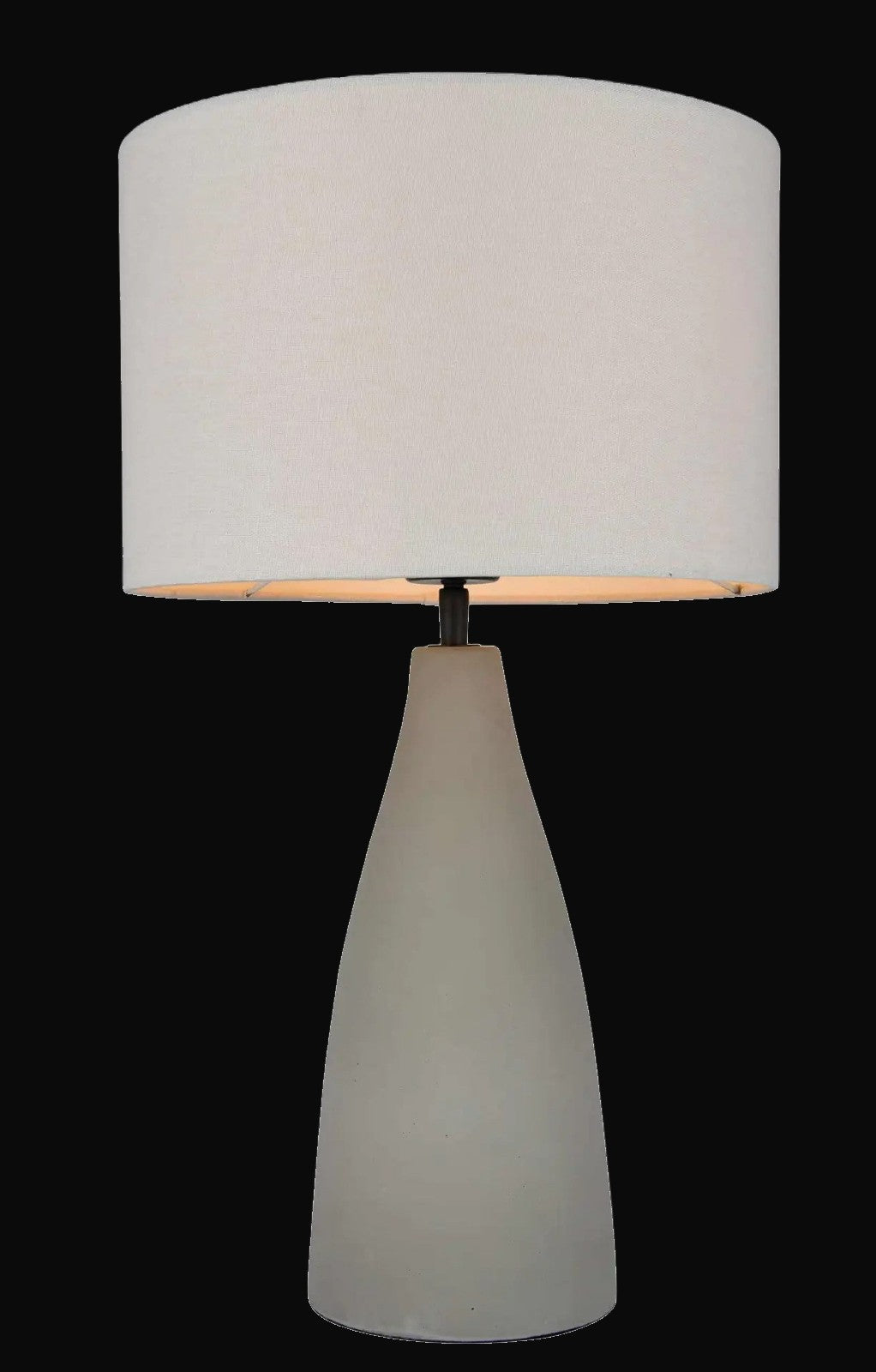 Lampe de table à base de béton