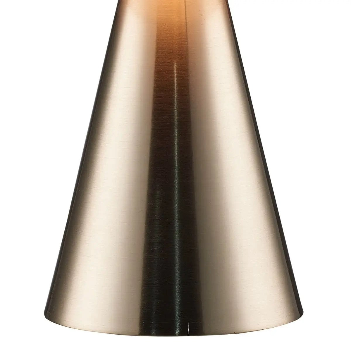 Lampe de table en métal 18 po – acier brossé – vue 2
