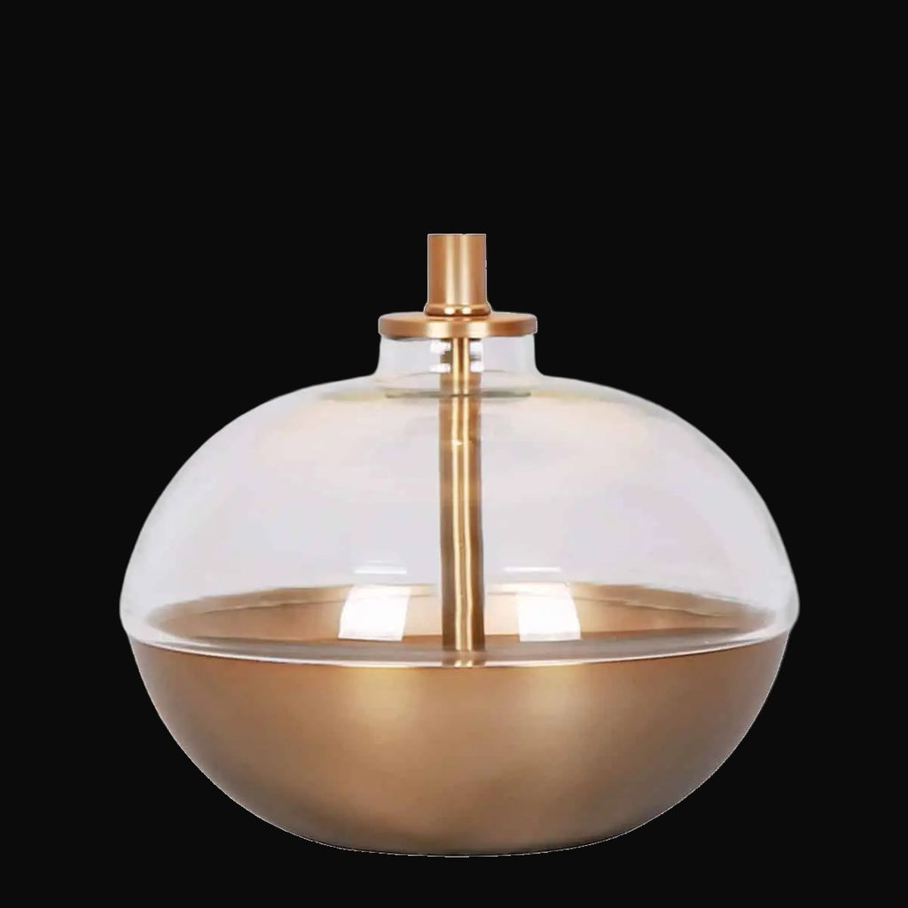 Lampe de table en verre clair Ø 18 po – vue 2