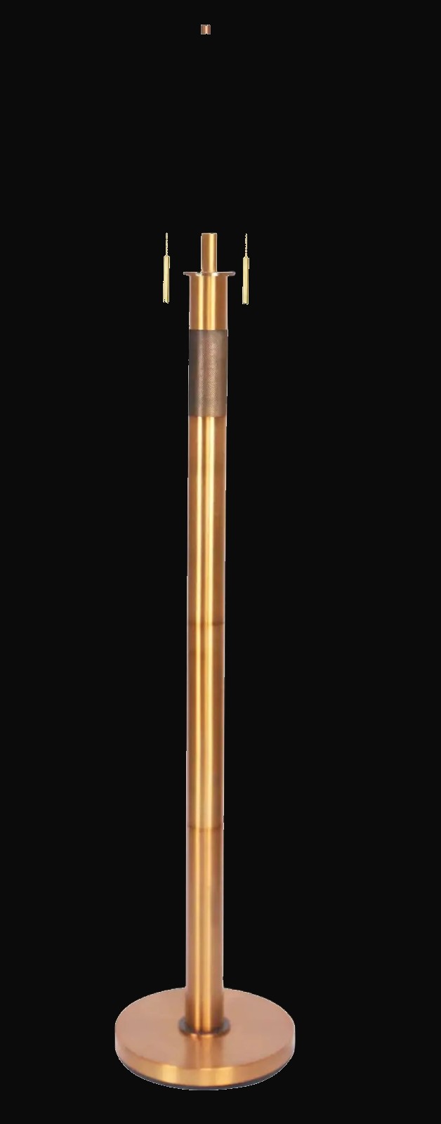 Lampadaire 61,5 po, laiton bruni – vue 2