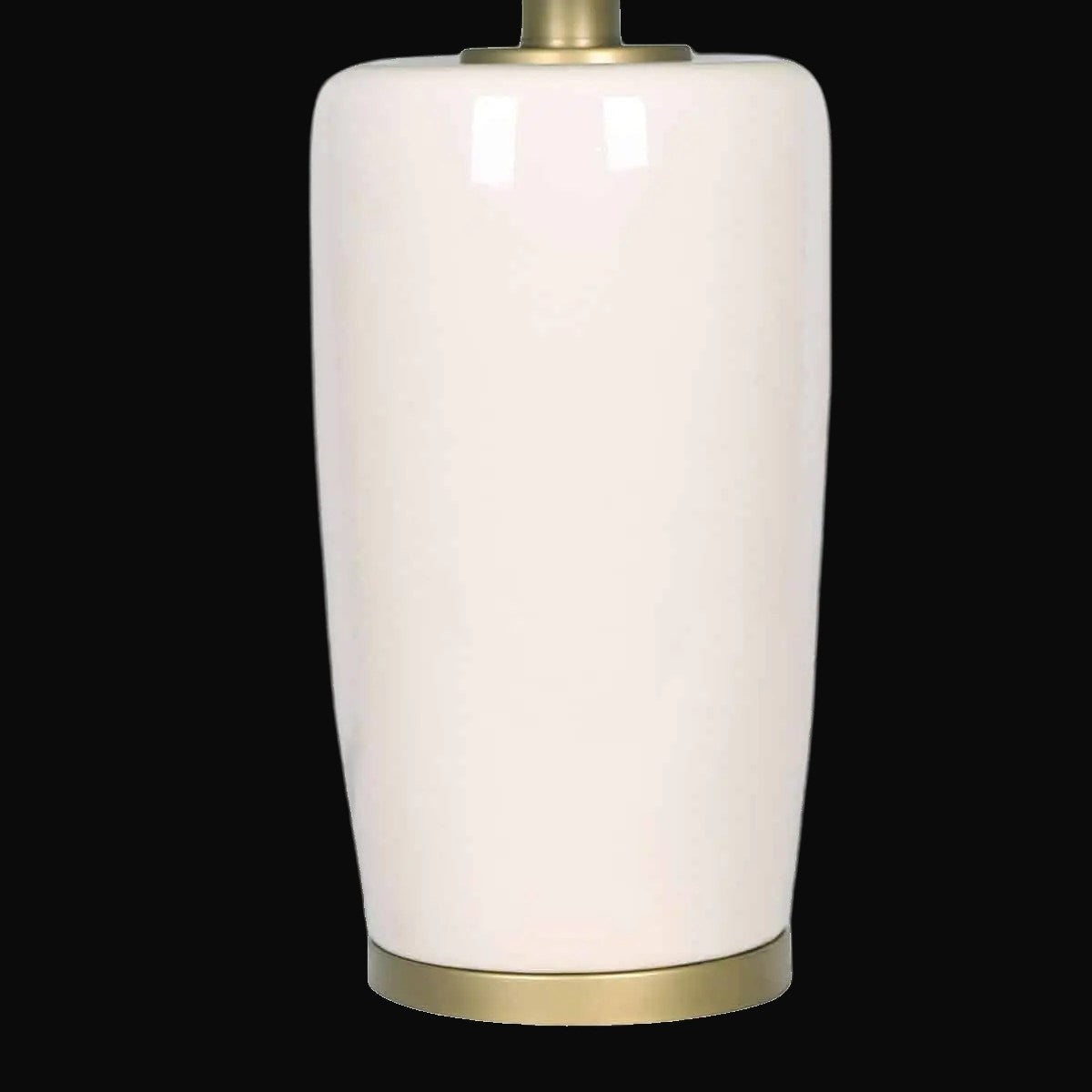 Lampe de table 26,75 po, beige et or – vue 3