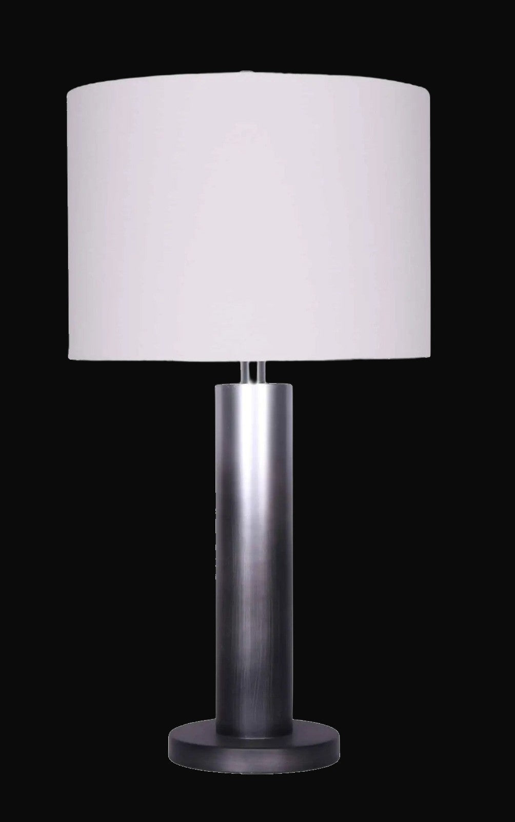 Lampe de table Brooke 28 po H, ombré noir-or