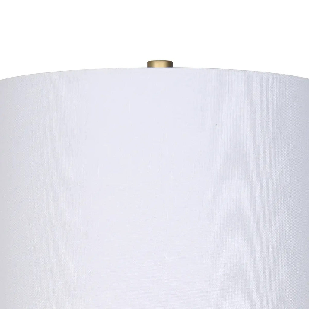 Lampe de table moyenne bois et céramique – vue 2