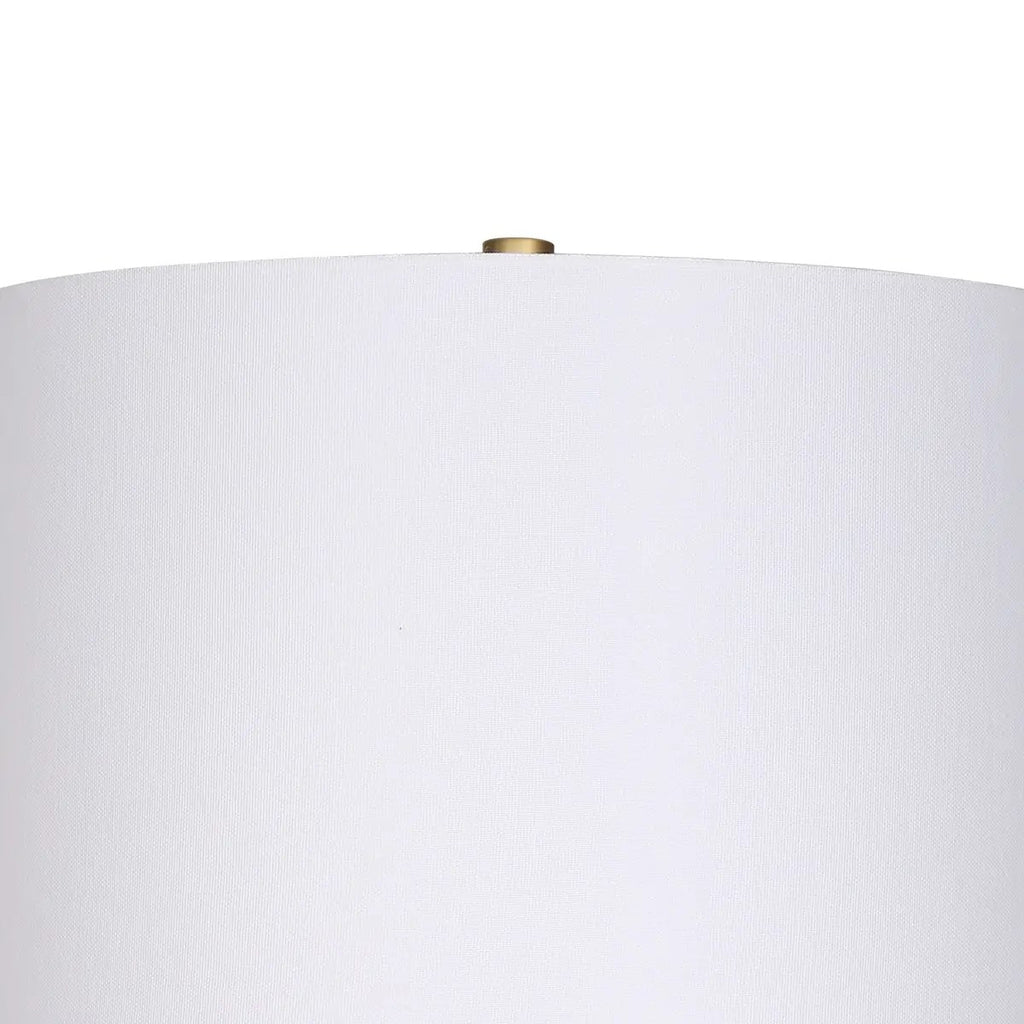 Grande lampe de table bois et céramique – vue 2