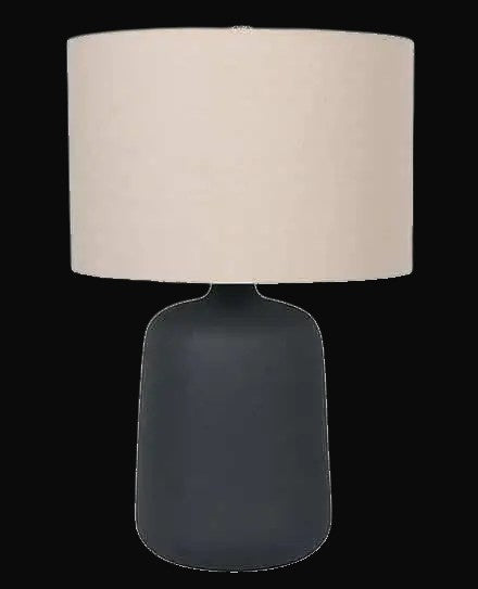 Lampe de table en céramique Iron Ore 24 po H