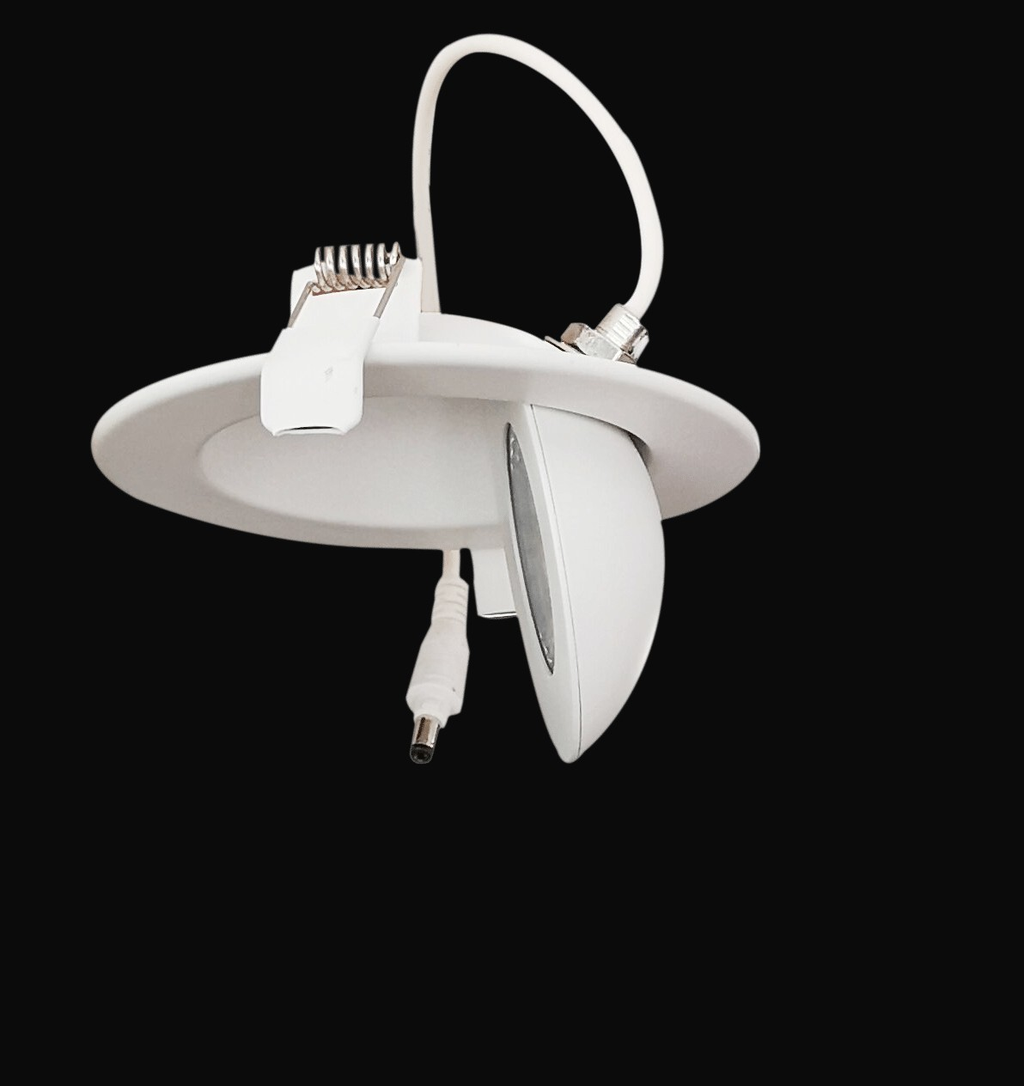 Encastré multi-orientable 3,5 po, rotation 360°, 9 W, noir