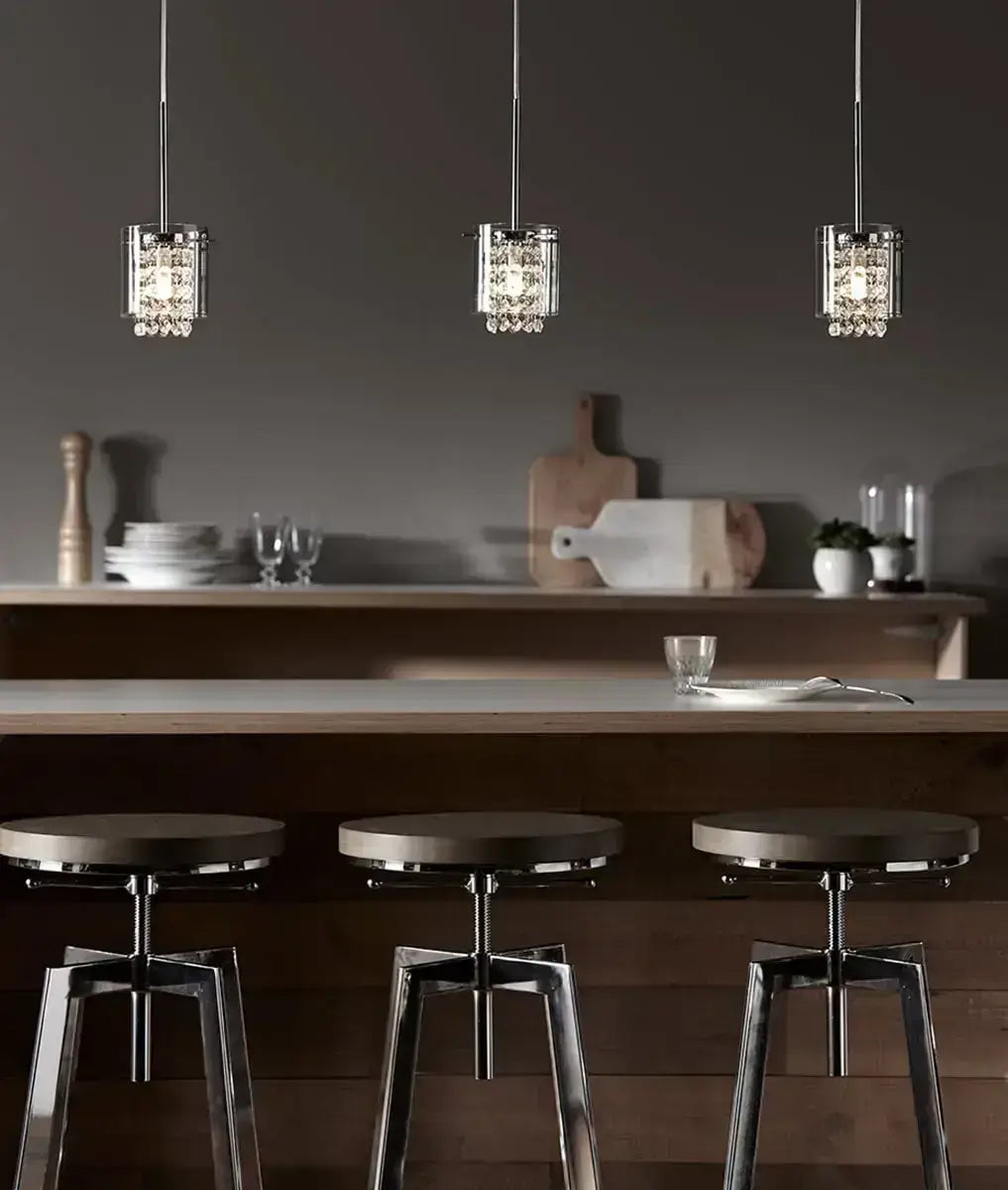 Mini-suspension Glam – verre taillé