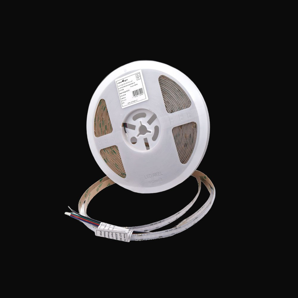 Ruban DEL COB RGB 9 W/m, 24 V, 630 DEL/m, rouleau de 10 m