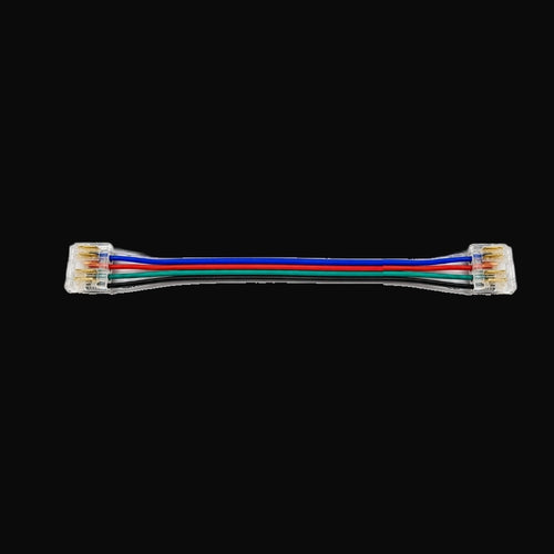Accessoire ruban COB RGBW – connecteur fil à ruban 12 mm