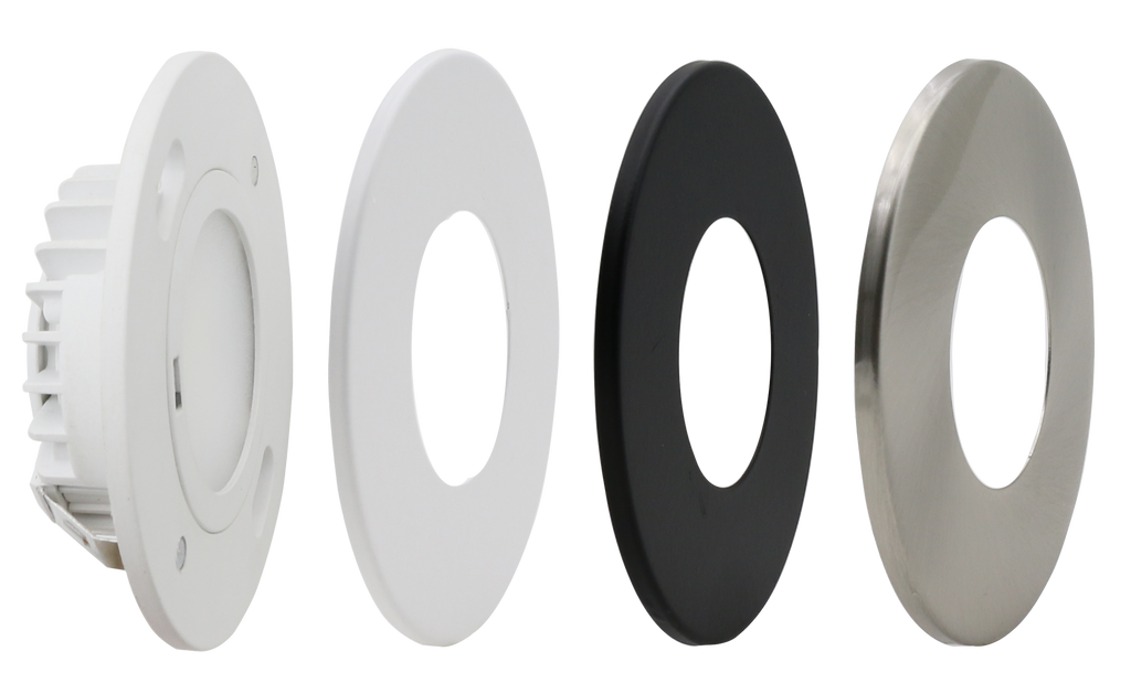 RLDL-346 encastré ajustable 3CCT 3000K, 4000K, 5000K (blanc/noir/nickel brossé/chrome)