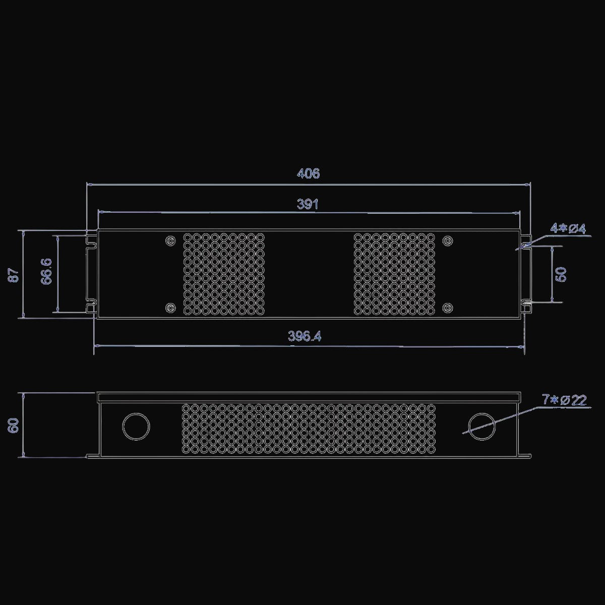 Pilote gradable triac 12 V c.c., charge max. 200 W – vue 3