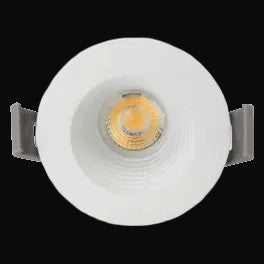 Encastré à déflecteur 2 po rond et carré 8 W VO-RP2W8-120-D-5WAY (blanc ou noir)