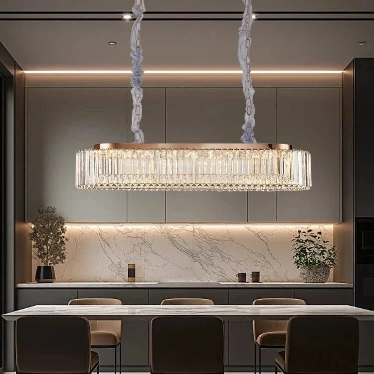 Lustre de salle à manger Gio en cristal, 4 tailles – vue 3