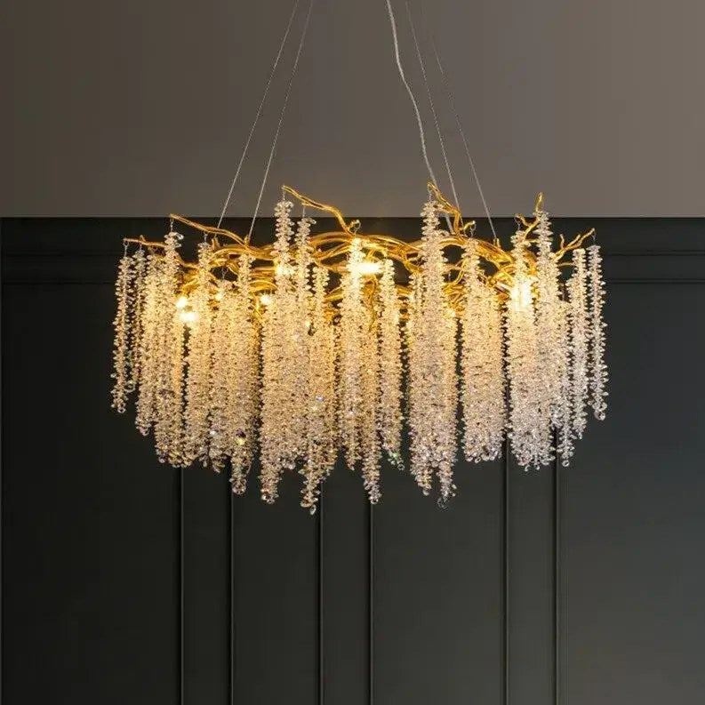 Lustre Albero en cristal par Morsale – vue 2