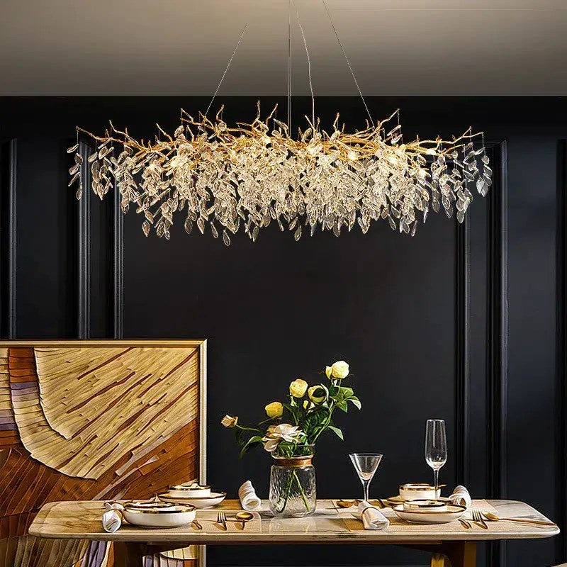 Lustre en cristal collection Albero – vue 3