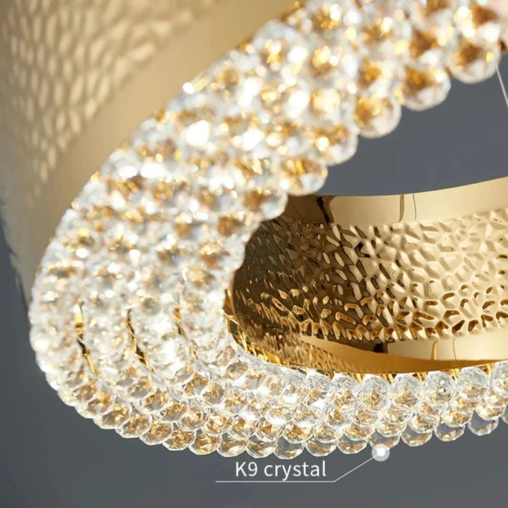 Lustre moderne Giovanni en cristal – vue 4
