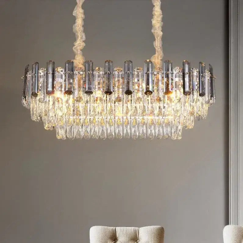 Lustre de salle à manger Venice en cristal