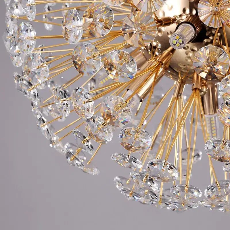 Lustre moderne Liano pissenlit en cristal – vue 3