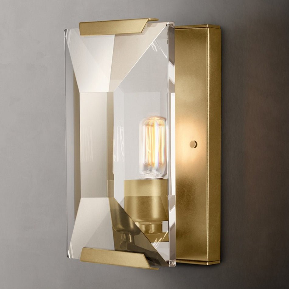 Applique murale Brookhill en cristal or – vue 2