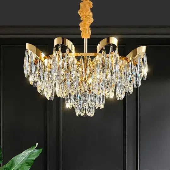 Lustre Villa en cristal – vue 3
