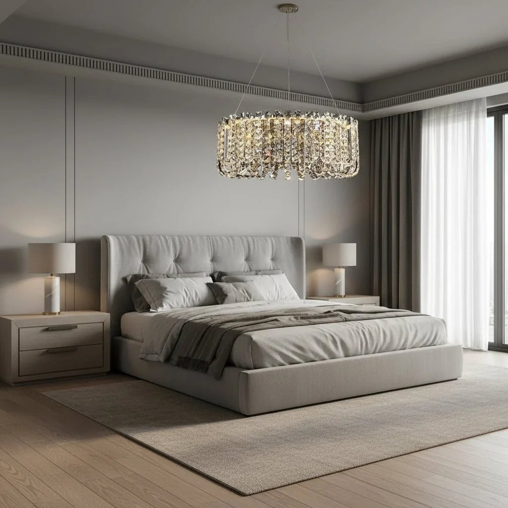 Lustre Bacci en perles de cristal – vue 2