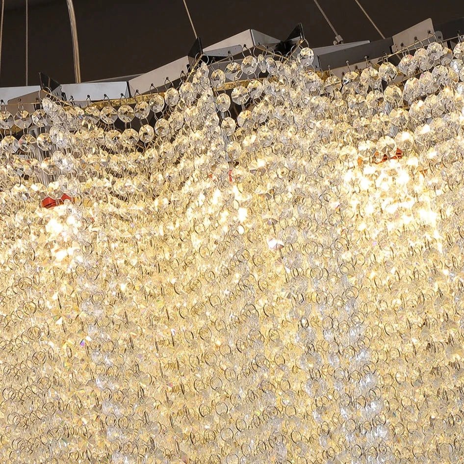 Lustre d'escalier moderne Alleri en cristal – vue 4