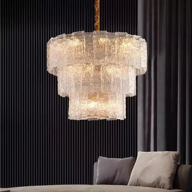 Plafonnier moderne Retford en verre teinté – vue 2