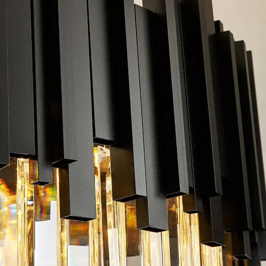 Lustre suspendu Gio en cristal 12 po – vue 2