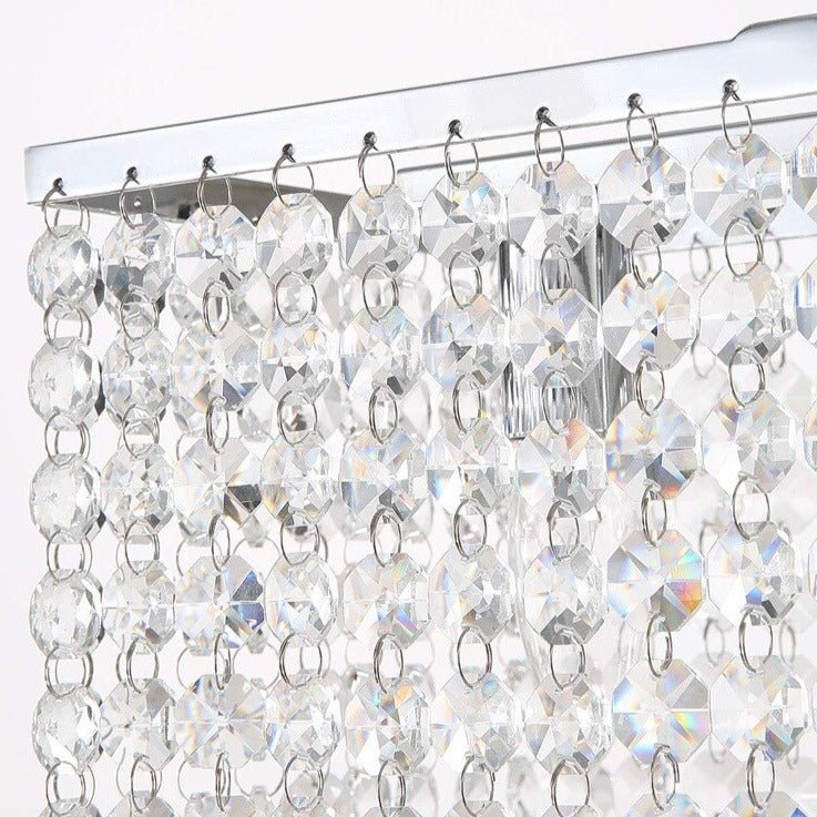 Lustre de salle à manger Alleri 39 po en cristal – vue 3