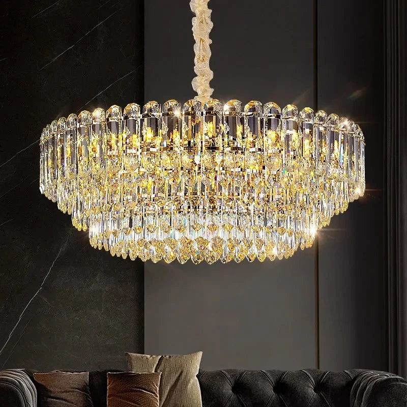 Lustre Gio en cristal, 23 po à 37 po