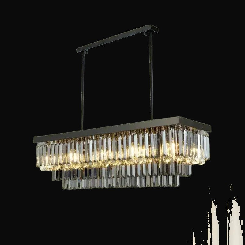Lustre de salle à manger Meridien en cristal
