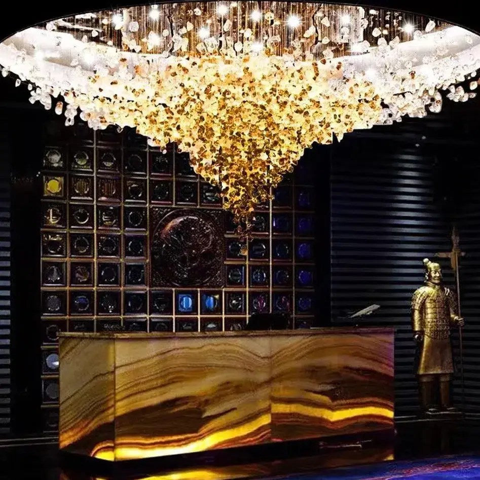 Lustre suspendu Giore en pierre – vue 3