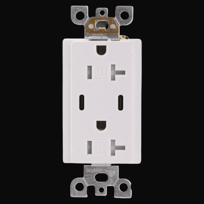 Chargeur USB et prise double – BAA-025D