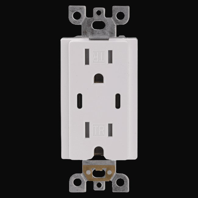 Chargeur USB et prise double – BAA-025
