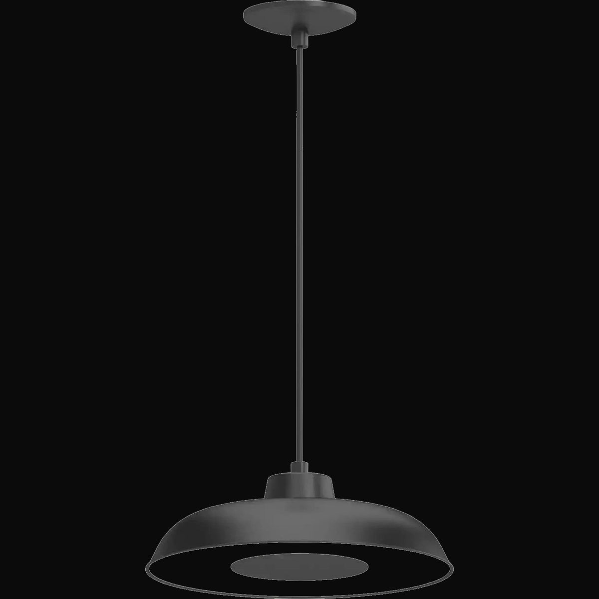 Luminaire intérieur V2124-5 1 lumière DEL intégrée, noir