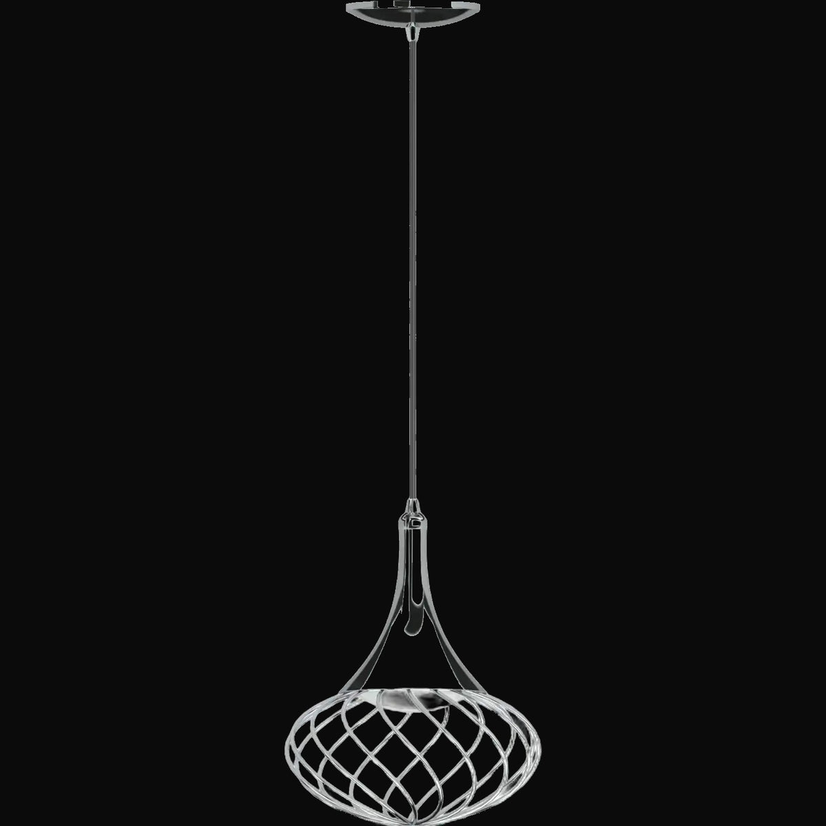 Luminaire intérieur V3861-3 1 lumière DEL intégrée, chrome