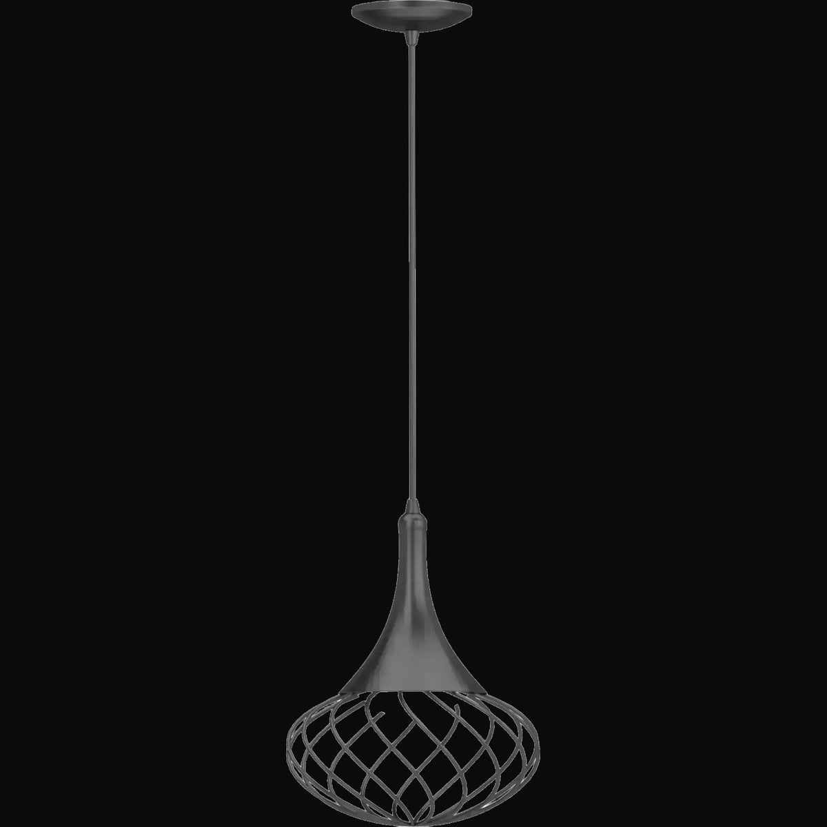 Luminaire intérieur V3861-5 1 lumière DEL intégrée, noir