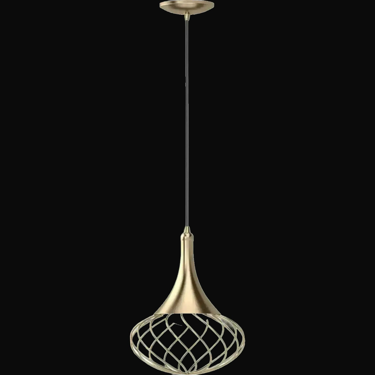 Luminaire intérieur V3861-90 1 lumière DEL intégrée, or antique