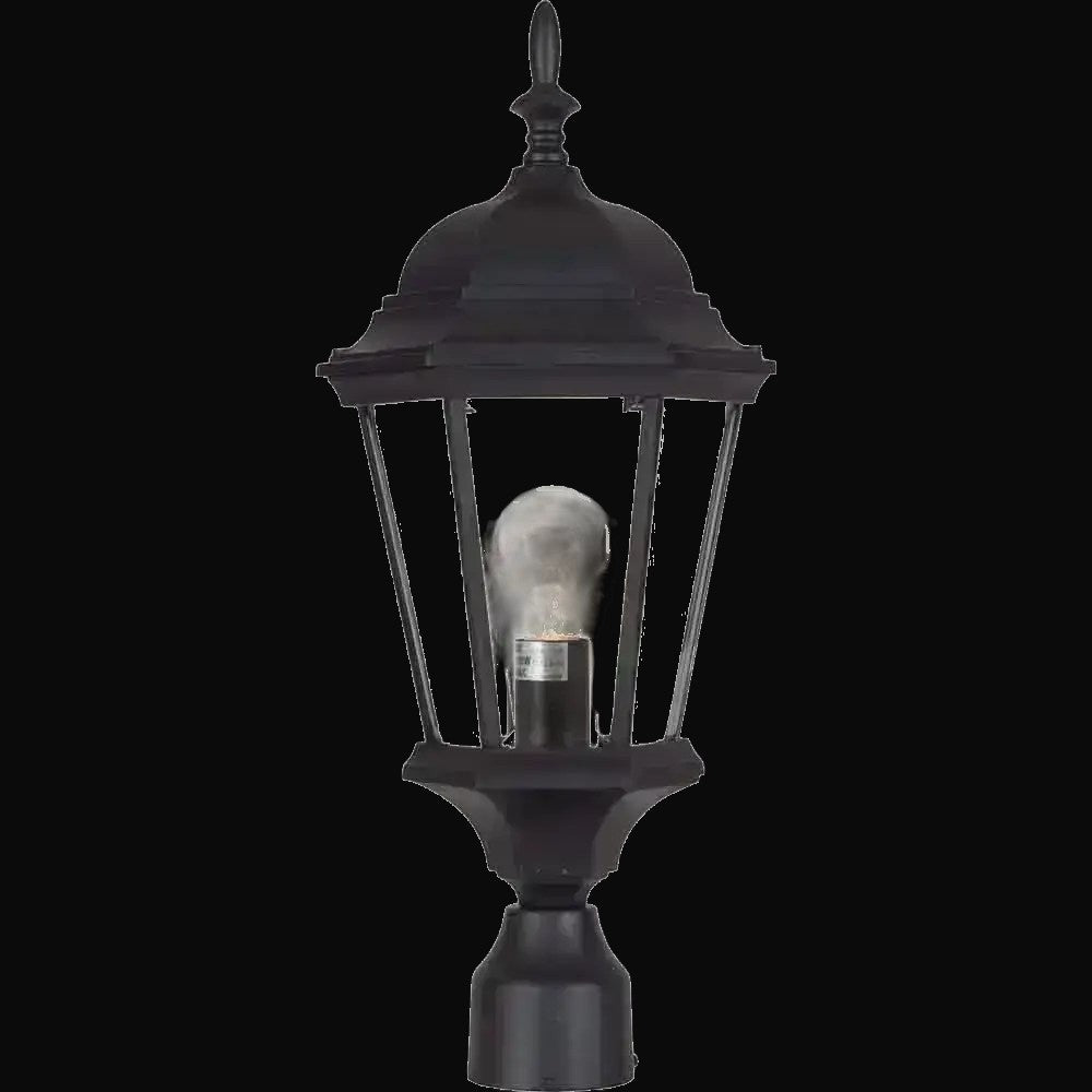 Luminaire sur poteau extérieur V8226-5 1 lumière, noir