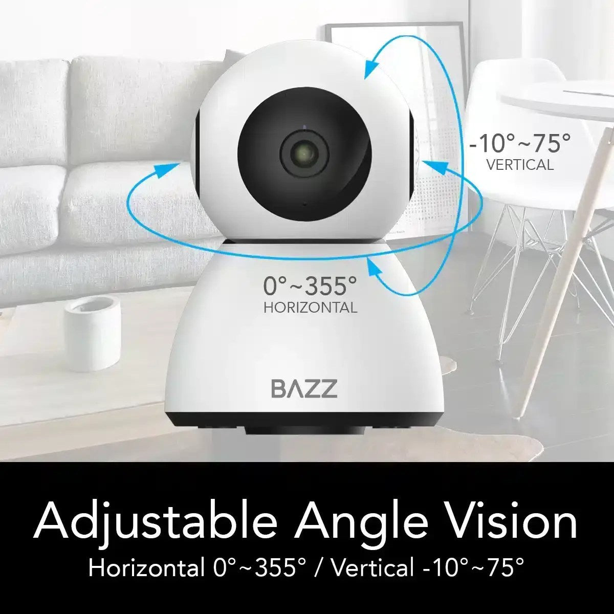 Caméra motorisée Wi-Fi intelligente HD 1080p – vue 2