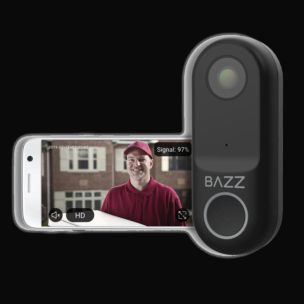 Sonnette vidéo Wi-Fi intelligente avec caméra HD 1080p